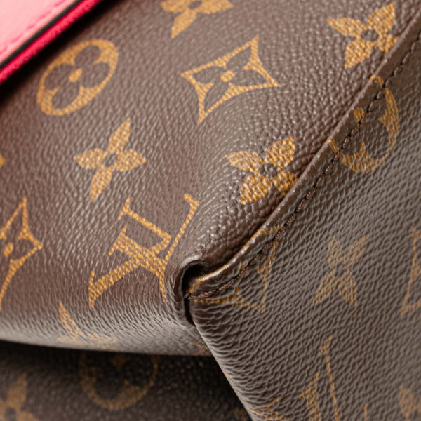 ルイ ヴィトン モノグラム エピ サンミシェル ショルダーバッグ M43578 フリージア ブラウン PVC レザー レディース LOUIS VUITTON 【中古】