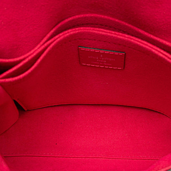 ルイ ヴィトン モノグラム エピ サンミシェル ショルダーバッグ M43578 フリージア ブラウン PVC レザー レディース LOUIS VUITTON 【中古】