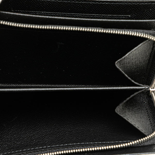 ルイ ヴィトン エピ ポルトフォイユ トレゾール L字ファスナー 二つ折り財布 M63972 ノワール レザー レディース LOUIS VUITTON 【中古】