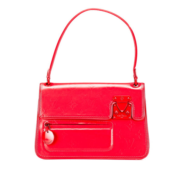 ルイ ヴィトン モノグラム グラセオプアート パウチー ハンドバッグ M92817 レッド レザー レディース LOUIS VUITTON 【中古】