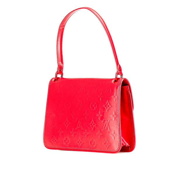 ルイ ヴィトン モノグラム グラセオプアート パウチー ハンドバッグ M92817 レッド レザー レディース LOUIS VUITTON 【中古】