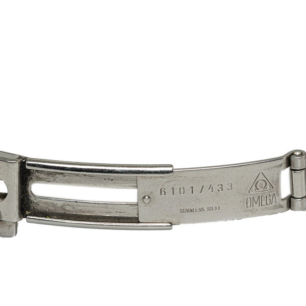 オメガ 腕時計 クオーツ ゴールド文字盤 ステンレススチール メッキ レディース OMEGA 【中古】