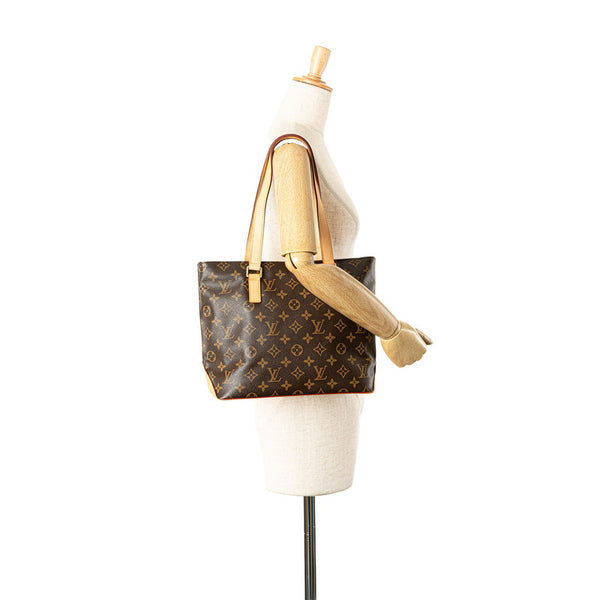 ルイ ヴィトン モノグラム カバピアノ ハンドバッグ トートバッグ M51148 ブラウン PVC レザー レディース LOUIS VUITTON 【中古】