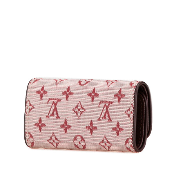 ルイ ヴィトン モノグラム ミニ ミュルティクレ4 キーケース M92426 レッド キャンバス レザー レディース LOUIS VUITTON 【中古】