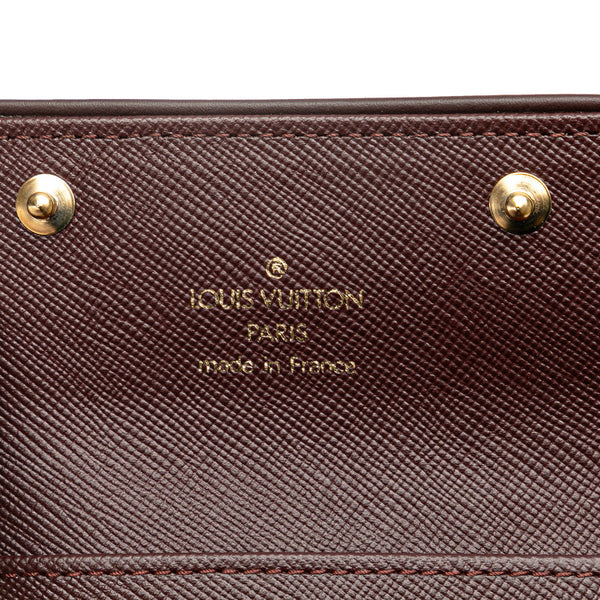 ルイ ヴィトン モノグラム ミニ ミュルティクレ4 キーケース M92426 レッド キャンバス レザー レディース LOUIS VUITTON 【中古】