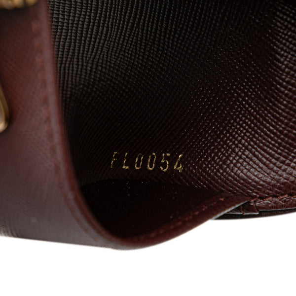 ルイ ヴィトン モノグラム ミニ ミュルティクレ4 キーケース M92426 レッド キャンバス レザー レディース LOUIS VUITTON 【中古】