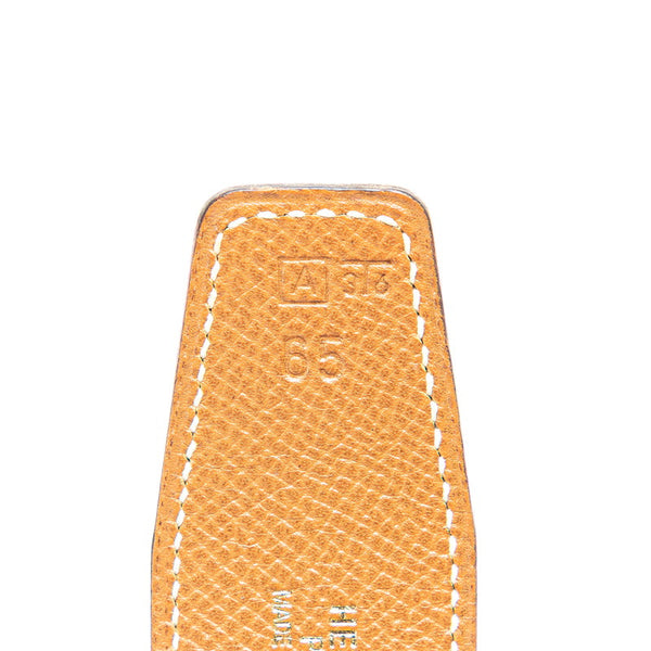 エルメス コンスタンスH ベルト 65 ブラック ブラウン ボックスカーフ クシュベル レディース HERMES 【中古】