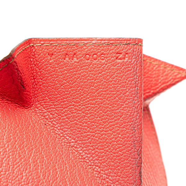 エルメス ルヴァンキャトル コインケース 小銭入れ ケブラチョ ブラウン ピンク シェーブル レディース HERMES 【中古】