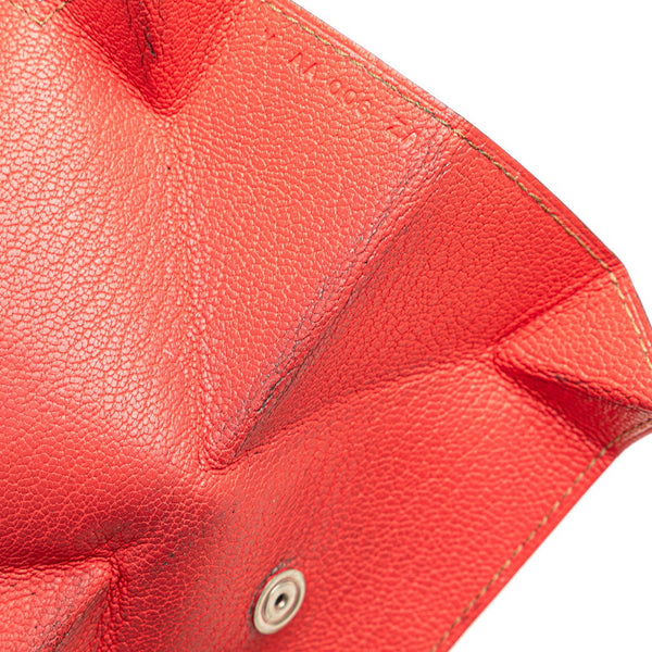 エルメス ルヴァンキャトル コインケース 小銭入れ ケブラチョ ブラウン ピンク シェーブル レディース HERMES 【中古】