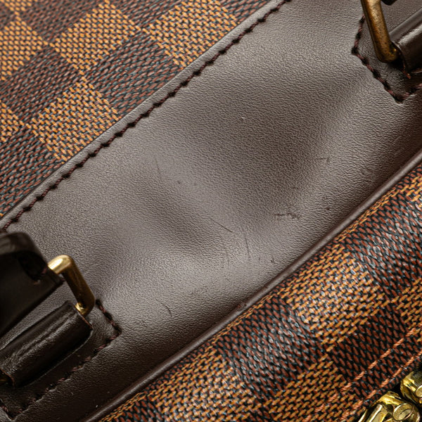 ルイ ヴィトン ダミエ ドーヴィル SPオーダー ハンドバッグ N47272 ブラウン PVC レザー レディース LOUIS VUITTON 【中古】
