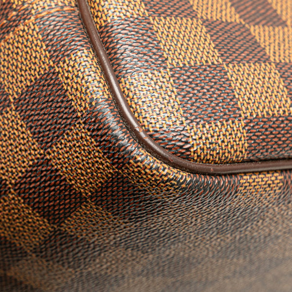 ルイ ヴィトン ダミエ ドーヴィル SPオーダー ハンドバッグ N47272 ブラウン PVC レザー レディース LOUIS VUITTON 【中古】