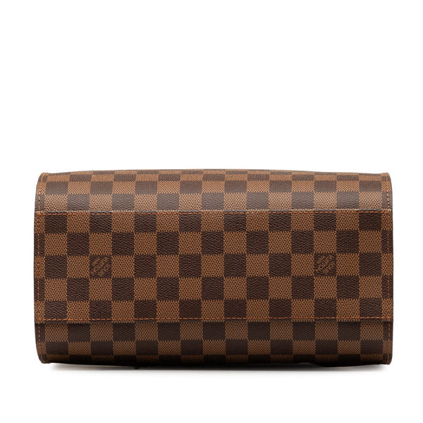ルイ ヴィトン ダミエ トリアナ ハンドバッグ N51155 ブラウン PVC レザー レディース LOUIS VUITTON 【中古】