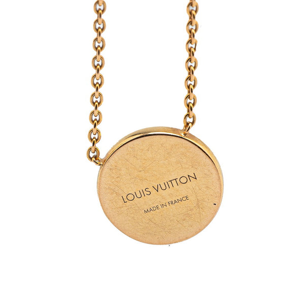 ルイ ヴィトン モノグラム サン ナクレ ネックレス Q93520 K18PG ピンクゴールド レディース LOUIS VUITTON 【中古】