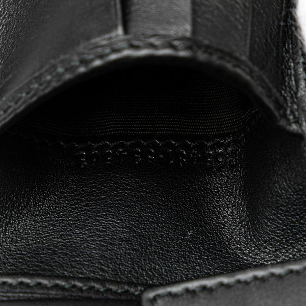 グッチ グッチシマ 二つ折り財布 365481 ブラック レザー レディース GUCCI 【中古】