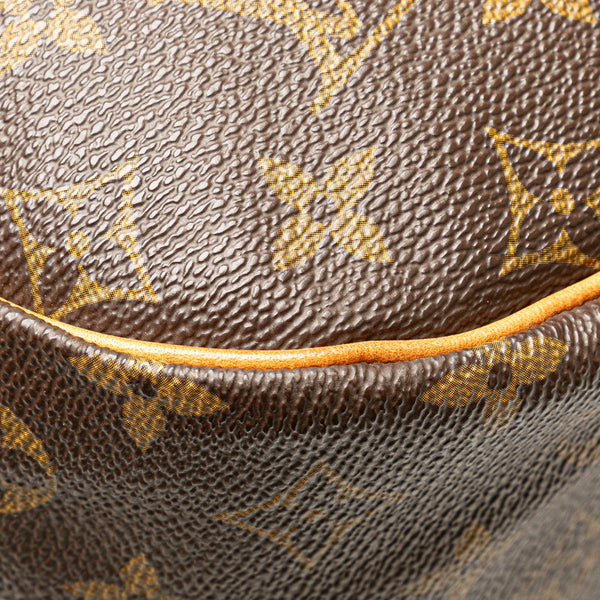 ルイ ヴィトン モノグラム ソミュール35 斜め掛け ショルダーバッグ M42254 ブラウン PVC レザー レディース LOUIS VUITTON 【中古】