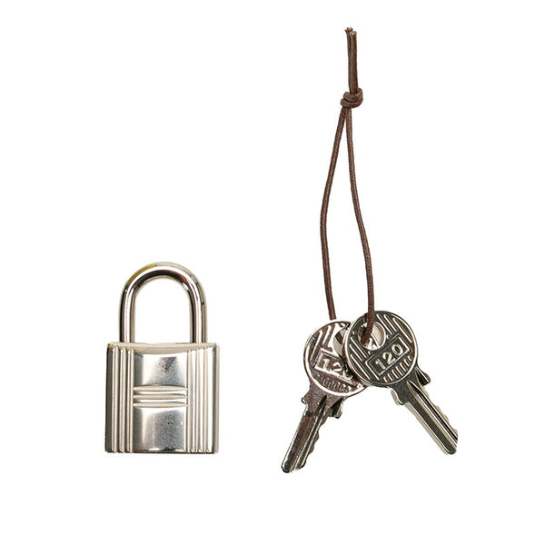 エルメス ピコタンロック カーゴPM ハンドバッグ ジョーヌシトロン ナタ イエロー アイボリー ヴォースイフト トワルゴエラン レディース HERMES 【中古】