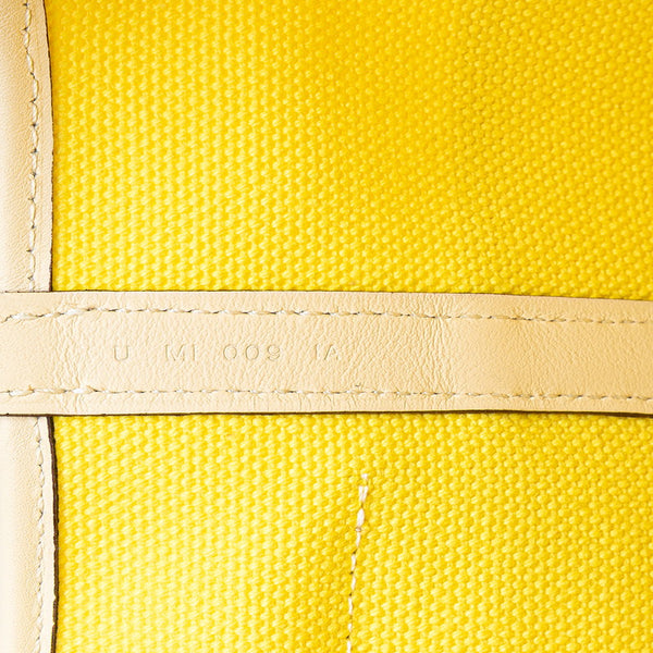 エルメス ピコタンロック カーゴPM ハンドバッグ ジョーヌシトロン ナタ イエロー アイボリー ヴォースイフト トワルゴエラン レディース HERMES 【中古】