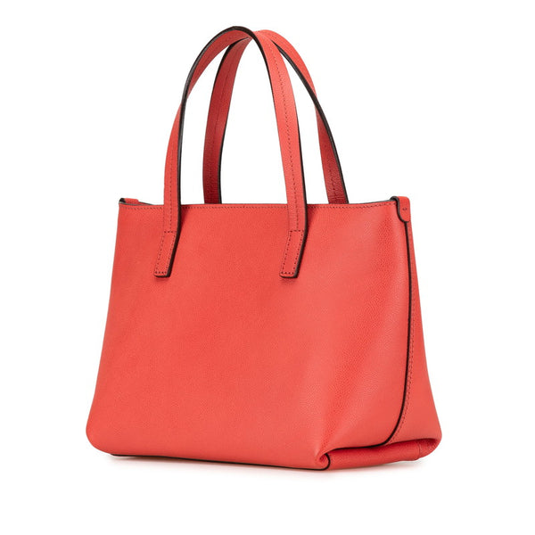 サルヴァトーレフェラガモ ガンチーニ ハンドバッグ レッド レザー レディース Salvatore Ferragamo 【中古】