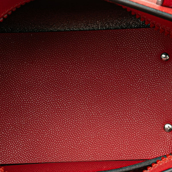 サルヴァトーレフェラガモ ガンチーニ ハンドバッグ レッド レザー レディース Salvatore Ferragamo 【中古】