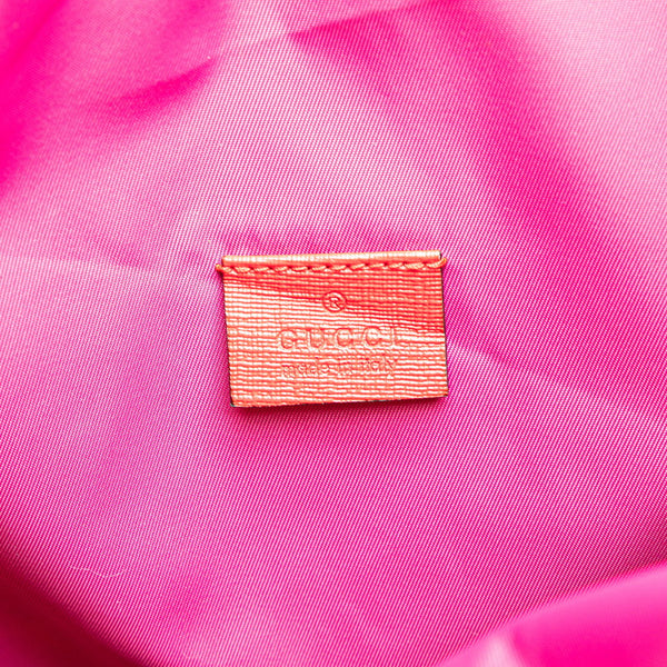 グッチ GGスプリーム スター シェリーライン リュック バックパック 550775 ピンク マルチカラー PVC レザー ナイロン レディース GUCCI 【中古】