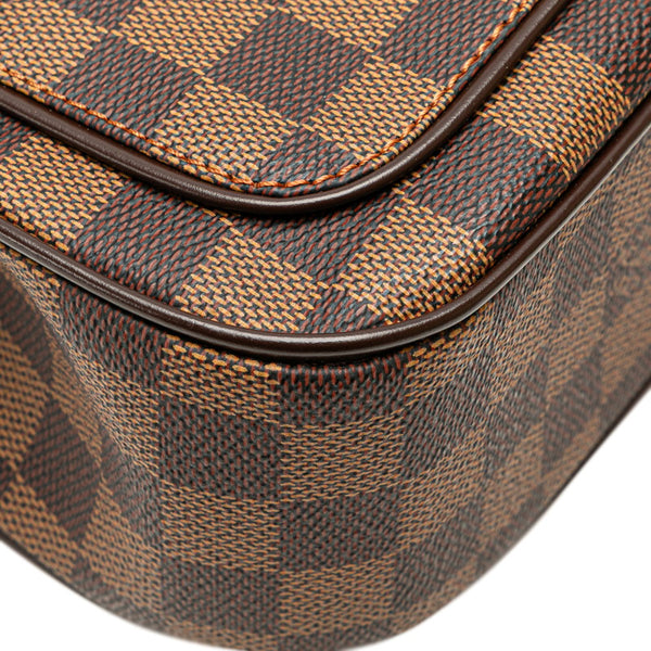 ルイ ヴィトン ダミエ オーバーニュ ショルダーバッグ N51129 ブラウン PVC レザー レディース LOUIS VUITTON 【中古】