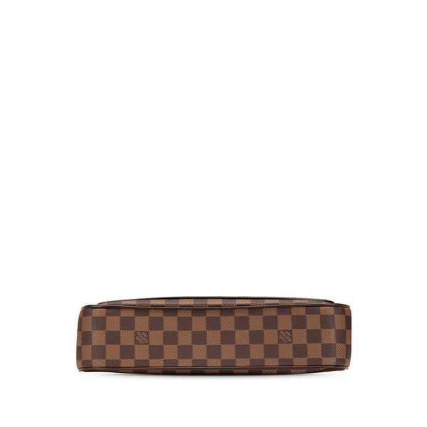 ルイ ヴィトン ダミエ オーバーニュ ショルダーバッグ N51129 ブラウン PVC レザー レディース LOUIS VUITTON 【中古】