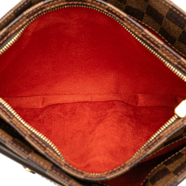 ルイ ヴィトン ダミエ オーバーニュ ショルダーバッグ N51129 ブラウン PVC レザー レディース LOUIS VUITTON 【中古】