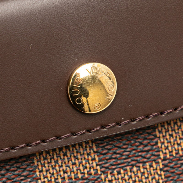 ルイ ヴィトン ダミエ オーバーニュ ショルダーバッグ N51129 ブラウン PVC レザー レディース LOUIS VUITTON 【中古】