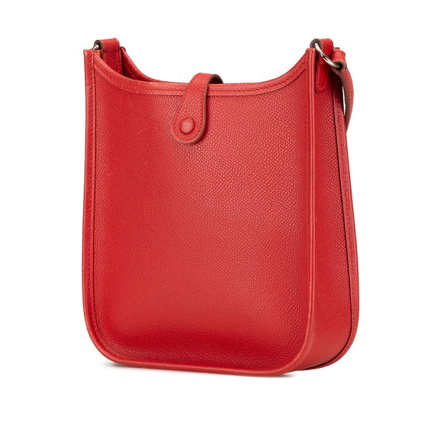 エルメス エヴリンTPM ショルダーバッグ レッド ヴォーエプソン レディース HERMES 【中古】