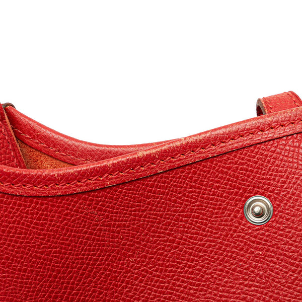 エルメス エヴリンTPM ショルダーバッグ レッド ヴォーエプソン レディース HERMES 【中古】