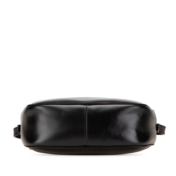 サルヴァトーレフェラガモ ヴァラ ショルダーバッグ ブラック レザー レディース Salvatore Ferragamo 【中古】