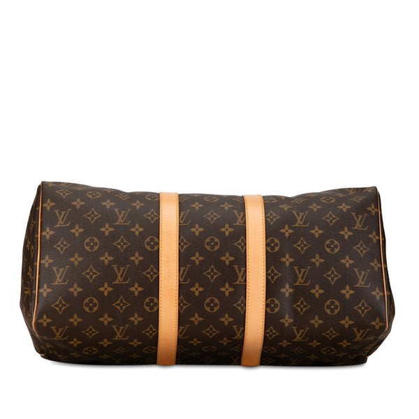 ルイ ヴィトン モノグラム キ－ポル 45 ボストンバッグ トラベルバッグ M41428 ブラウン PVC レザー レディース LOUIS VUITTON 【中古】
