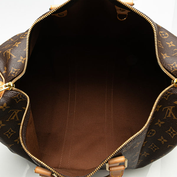 ルイ ヴィトン モノグラム キ－ポル 45 ボストンバッグ トラベルバッグ M41428 ブラウン PVC レザー レディース LOUIS VUITTON 【中古】