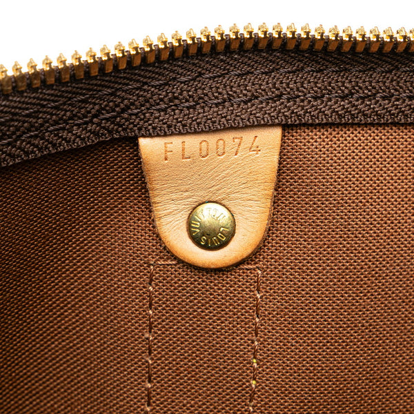 ルイ ヴィトン モノグラム キ－ポル 45 ボストンバッグ トラベルバッグ M41428 ブラウン PVC レザー レディース LOUIS VUITTON 【中古】