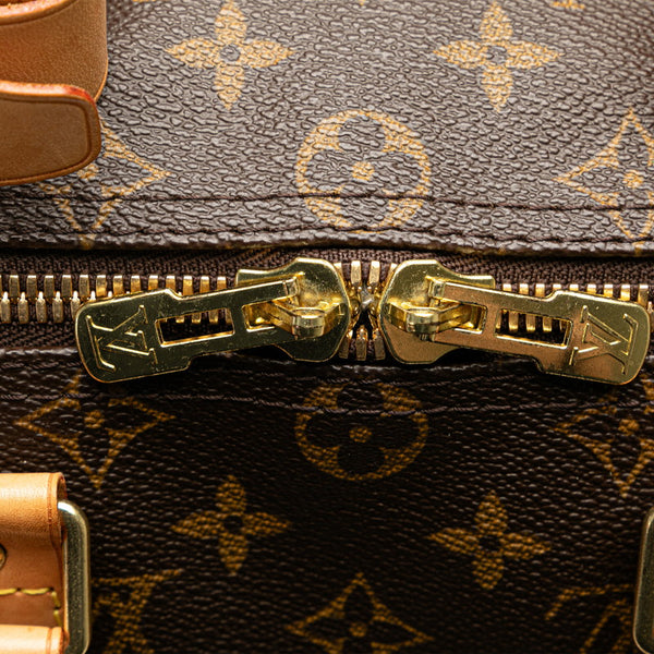 ルイ ヴィトン モノグラム キ－ポル 45 ボストンバッグ トラベルバッグ M41428 ブラウン PVC レザー レディース LOUIS VUITTON 【中古】