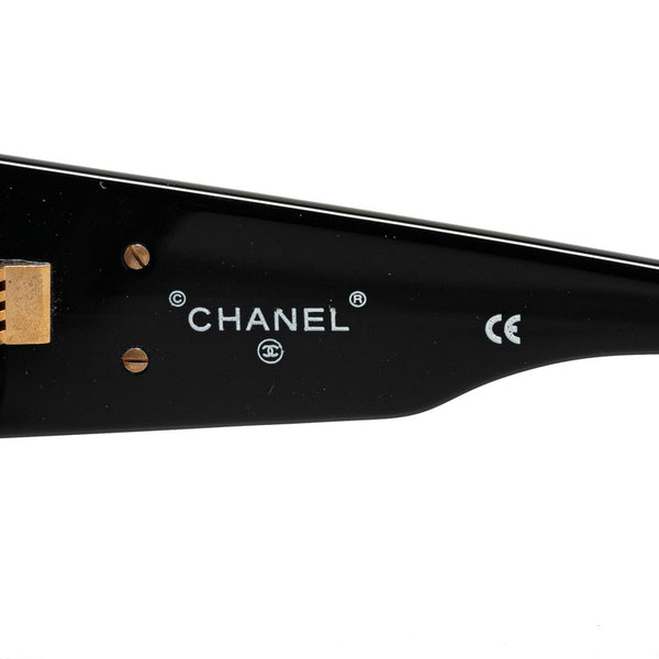 シャネル ココマーク サングラス 01451 ブラック プラスチック レディース CHANEL 【中古】