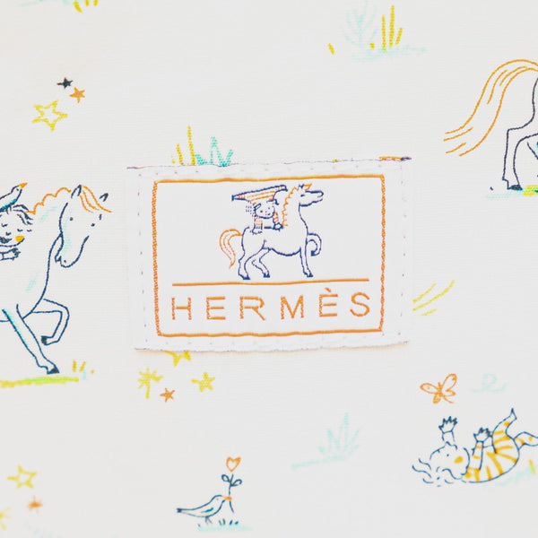エルメス カブリオル ハンドバッグ マザーズバッグ ブラウン ベージュ トワルアッシュ レディース HERMES 【中古】