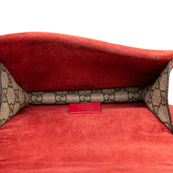 グッチ GGスプリーム ディオニュソス チェーンショルダーバッグ 421970 ベージュ レッド PVC レザー レディース GUCCI 【中古】