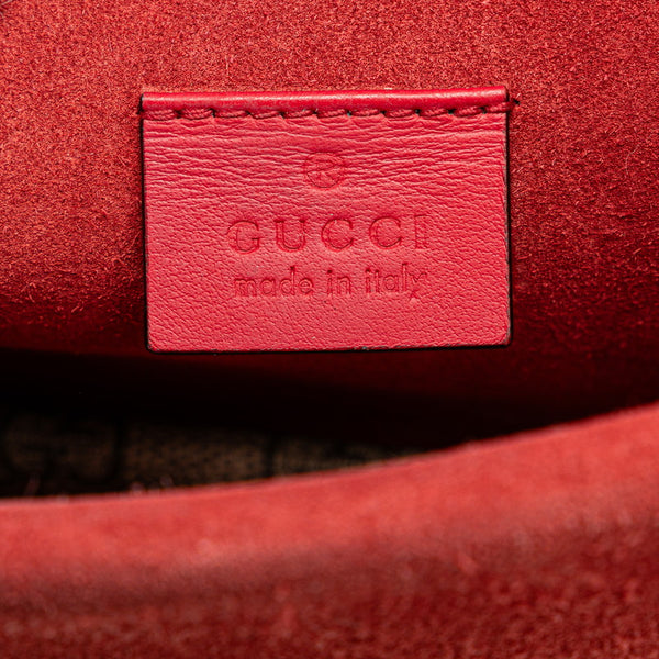 グッチ GGスプリーム ディオニュソス チェーンショルダーバッグ 421970 ベージュ レッド PVC レザー レディース GUCCI 【中古】