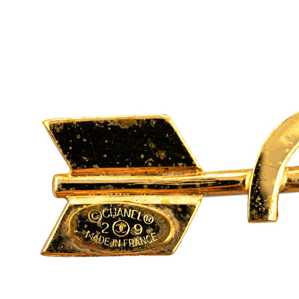 シャネル ココマーク キューピット ブローチ ゴールド メッキ レディース CHANEL 【中古】
