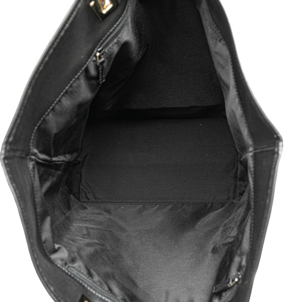 グッチ GGキャンバス  トートバッグ 002 1097 ブラック キャンバス レザー レディース GUCCI 【中古】