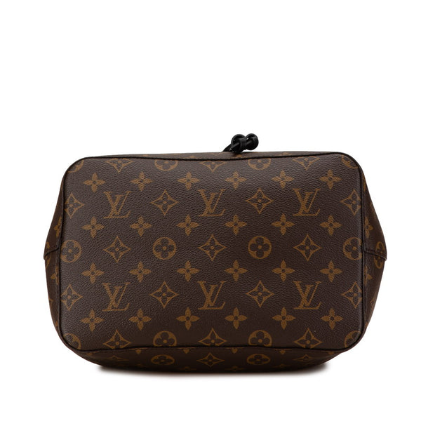 ルイ ヴィトン モノグラム ネオノエ ショルダーバッグ M44020 ブラウン ノワール ブラック PVC レザー レディース LOUIS VUITTON 【中古】
