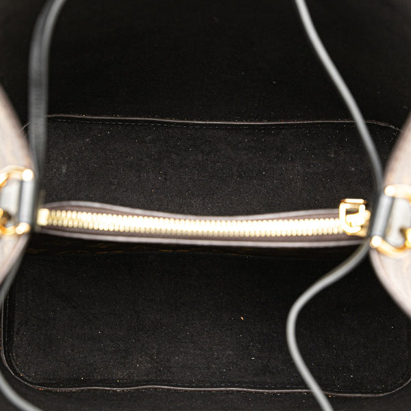 ルイ ヴィトン モノグラム ネオノエ ショルダーバッグ M44020 ブラウン ノワール ブラック PVC レザー レディース LOUIS VUITTON 【中古】
