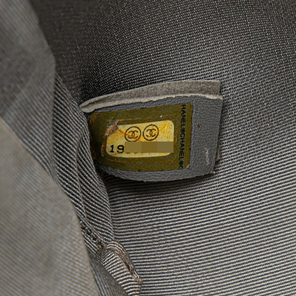 シャネル ココマーク ボーイシャネル28 斜め掛け チェーン ショルダーバッグ ゴールド グレー ラムスキン レディース CHANEL 【中古】