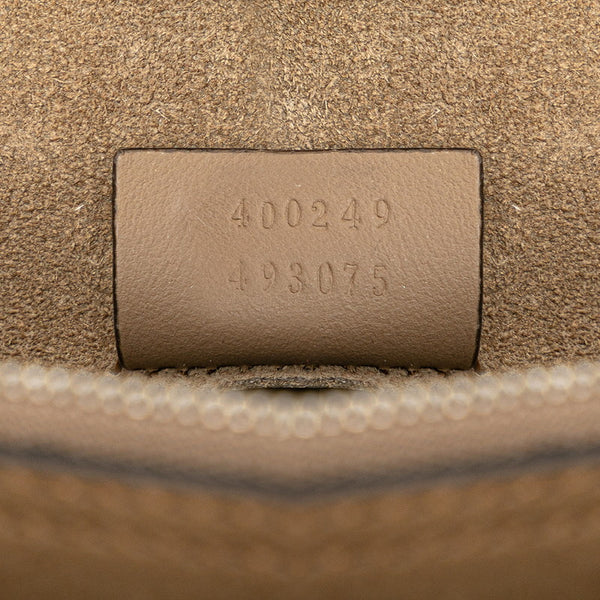 グッチ GGスプリーム デュオニュソス チェーンショルダーバッグ 400249 ベージュ PVC スウェード レディース GUCCI 【中古】