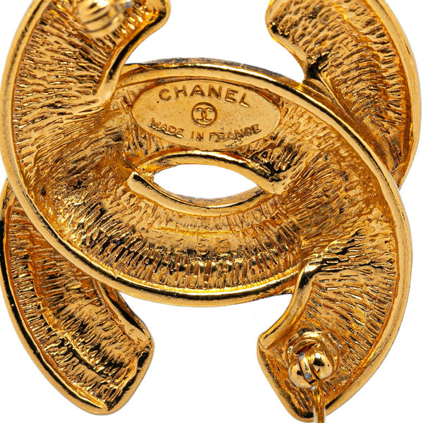 シャネル ココマーク マトラッセ ブローチ ゴールド メッキ レディース CHANEL 【中古】