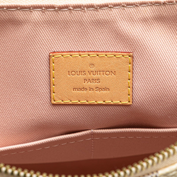 ルイ ヴィトン ダミエ アズール リミントン ハンドバッグ ショルダーバッグ 2WAY N40022 ホワイト PVC レザー レディース LOUIS VUITTON 【中古】