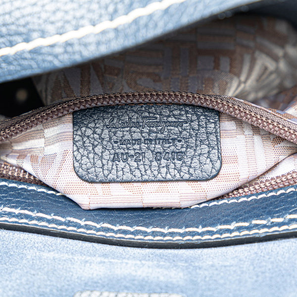 サルヴァトーレフェラガモ ワンショルダーバッグ ハンドバッグ ブルー レザー レディース Salvatore Ferragamo 【中古】