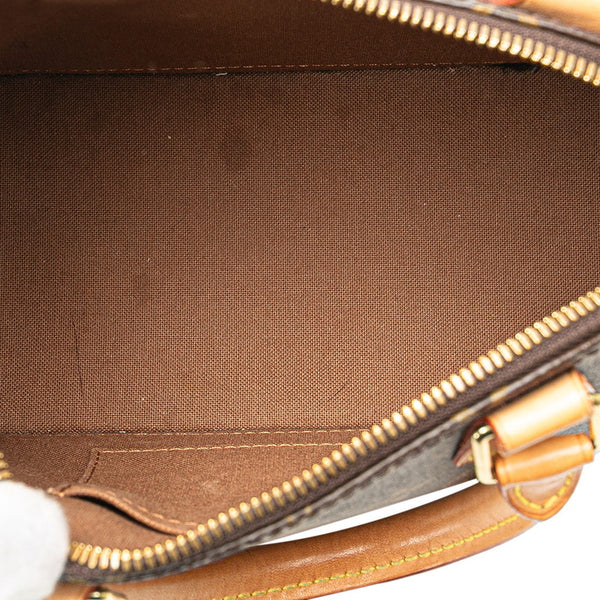 ルイ ヴィトン モノグラム アルマBB ハンドバッグ ショルダーバッグ 2WAY M46990 ブラウン PVC レザー レディース LOUIS VUITTON 【中古】