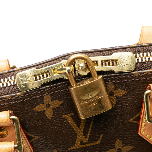 ルイ ヴィトン モノグラム アルマBB ハンドバッグ ショルダーバッグ 2WAY M46990 ブラウン PVC レザー レディース LOUIS VUITTON 【中古】
